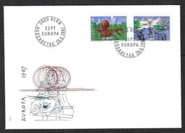 Europa CEPT 1987, Ersttagsbrief