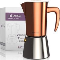Espressokocher Induktion geeignet,Mokkakanne 6Tassen 300 ml