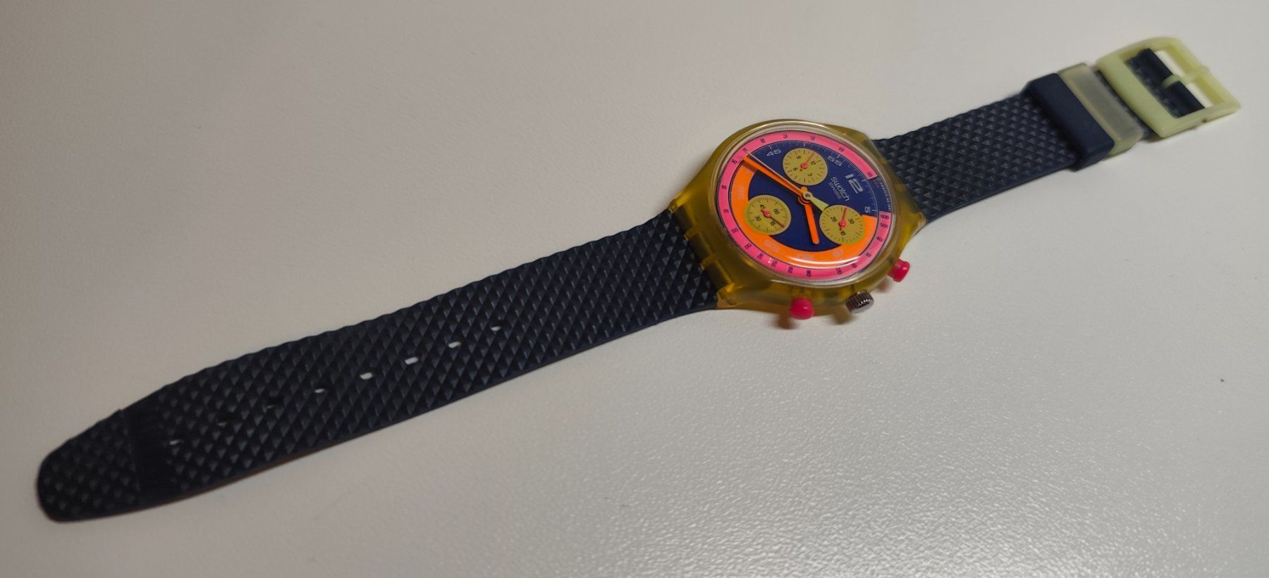 Swatch Orologi: Swatch⌚CHRONO GRAND PRIX - SCJ101 – Nuovo (secondo la descrizione) da Eschenbach SG venduto da Piratenschatz 2