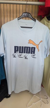 Puma T-Shirt, hellblau, Grösse L - Top Zustand für Sommer!