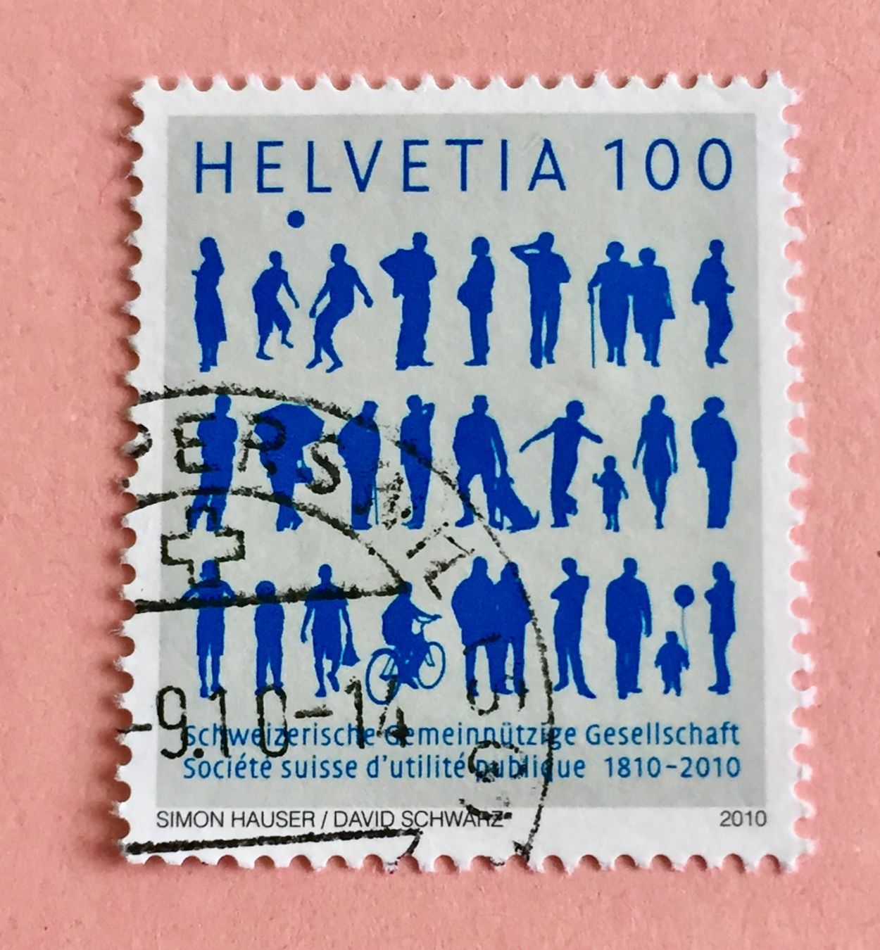 Tutti i francobolli: Nr.1354 mit Stempel 200 j.Schw.Gemeinn.Gesellschaft 2010    – Usato da Aarau venduto da Billa007