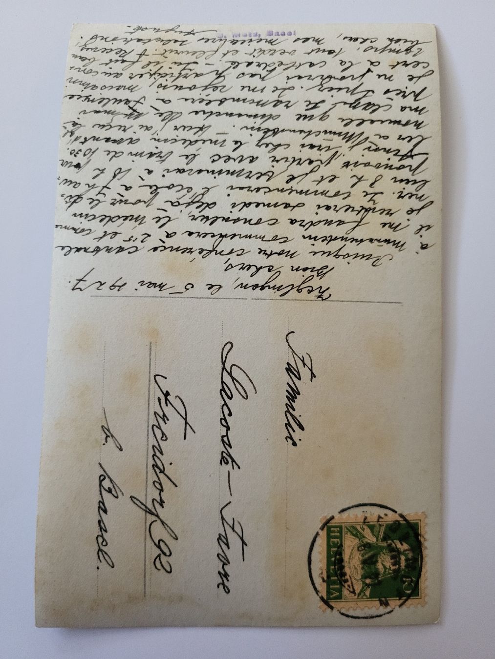 Cartoline postali: Alte Ansichtskarte: Balmberg Weiher mit Rest.-Hirschen R21 – Usato da nunningen venduto da mic_88k2 1