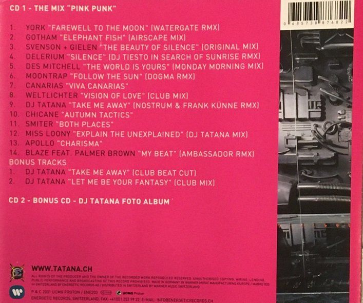CD: DJ Tatana – Pink Punk – Usato da Grüningen venduto da azulverde 1