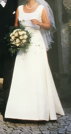 Brautkleid wunderschön und stilvoll, Champagner, Gr. 38-40
