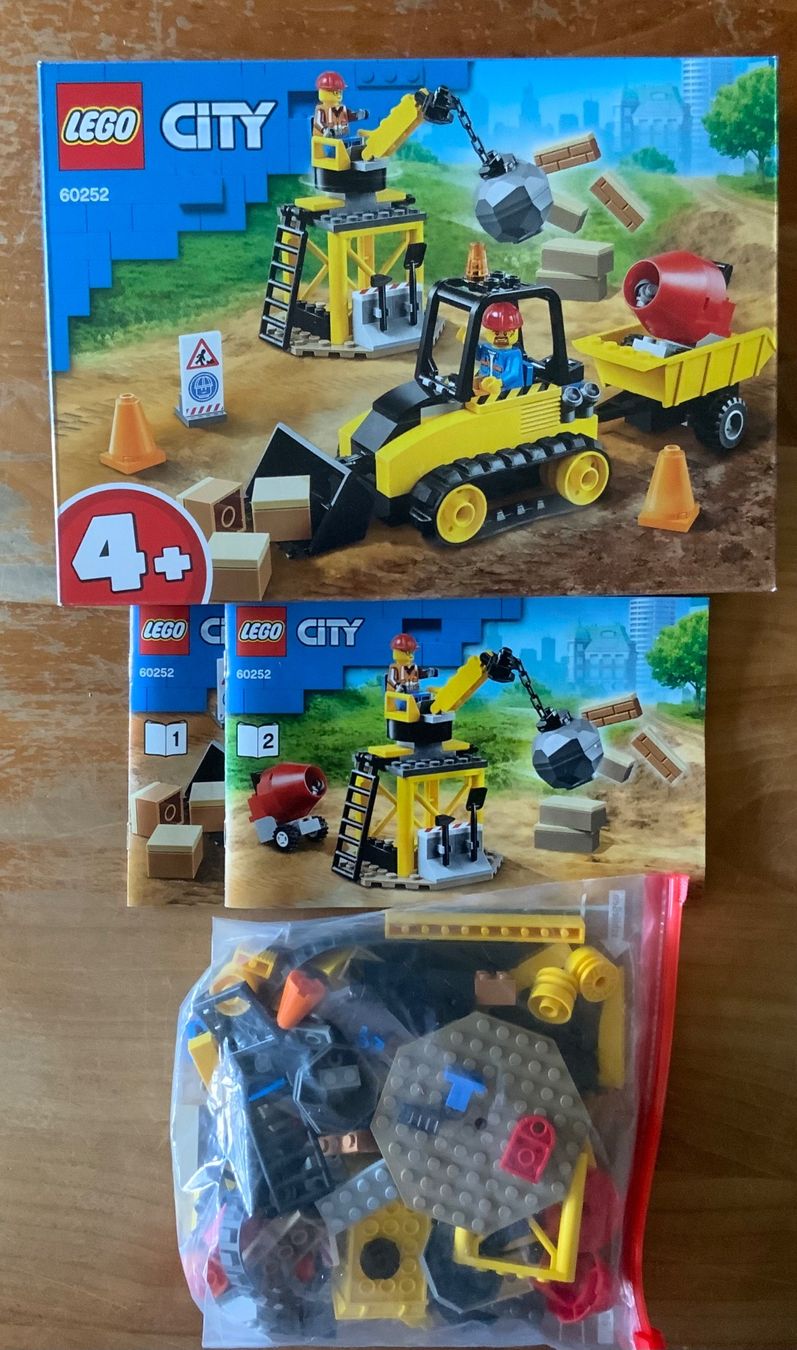 Lego Jouets: LEGO City 60252 Bagger auf der Baustelle – Neuf (Voir description) à Lanzenhäusern par mfh05