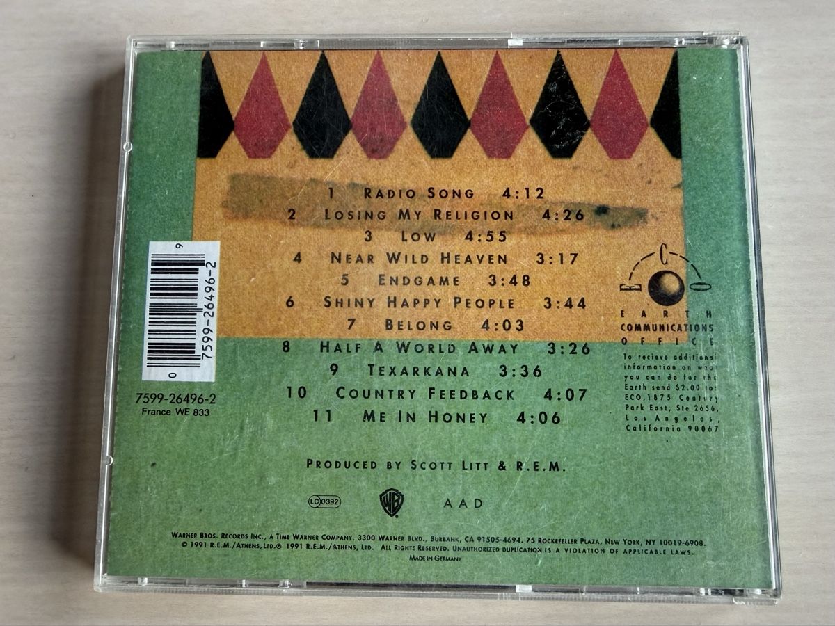 CD: CD R.E.M. Out of Time  – Usato da Oberried Brienz venduto da Chyara 1