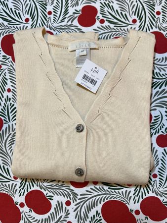 Elegante Strickjacke von J.Jill, Grösse MP, Neu mit Etikette
