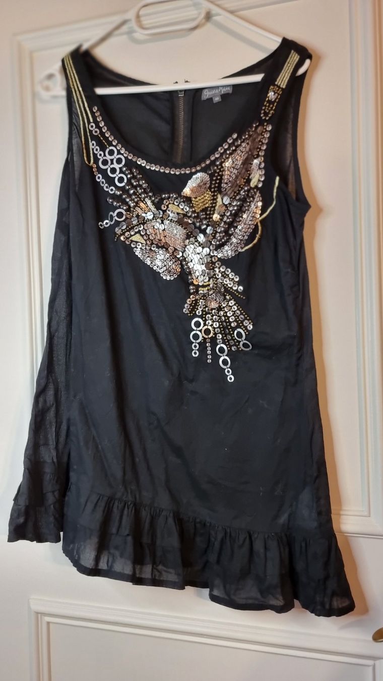 Blusen: Schwarze Bluse  Gr. 38/40 Pailletten – Gebraucht aus Wald ZH von Martin79 5