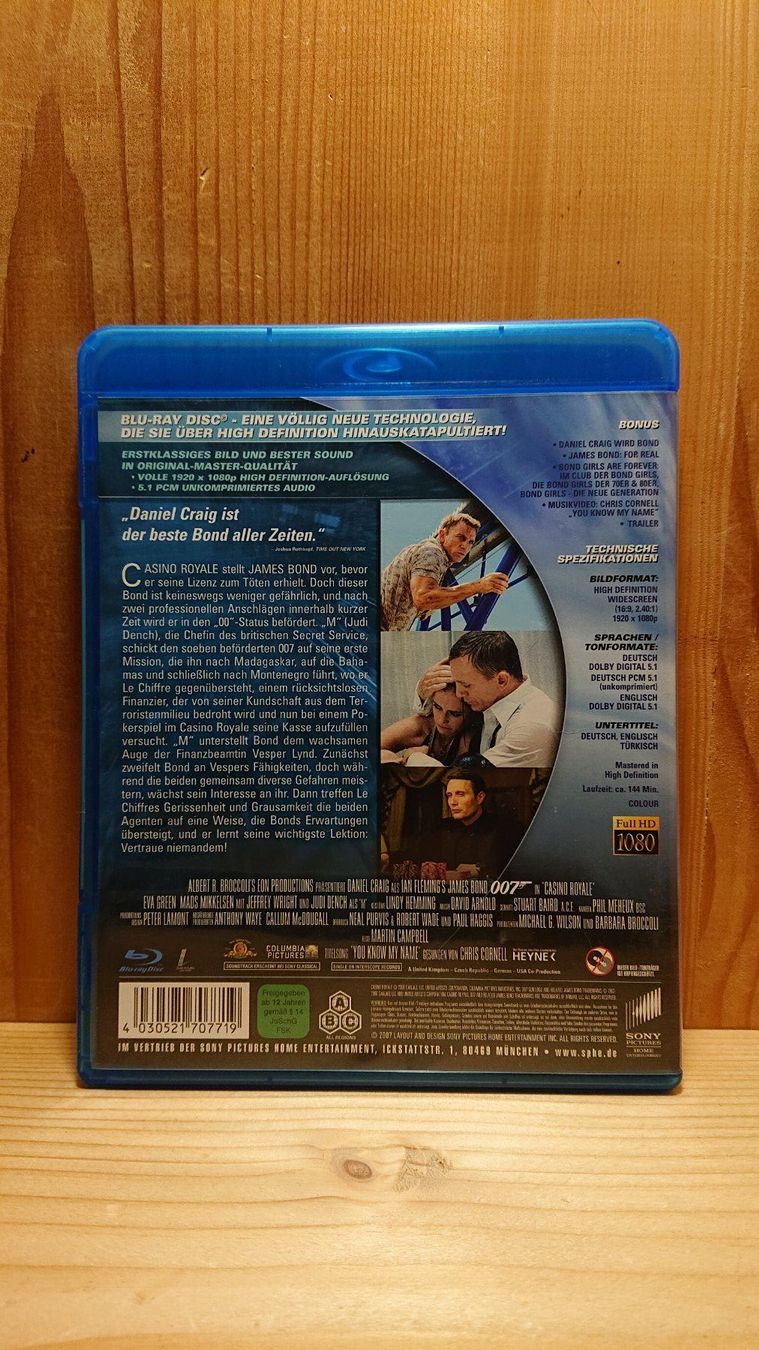 Tutti i DVDs: 007 JAMES BOND Casino Royale Blu-Ray – Usato da Wilderswil venduto da Exebub 1