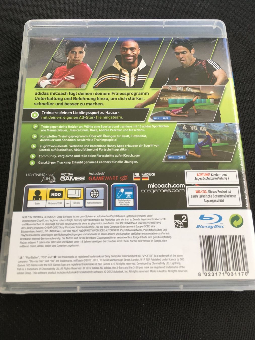 Sony Giochi: Adidas MiCoach - Playstation 3 / PS3 – Usato da St.Gallen venduto da Punktchen01 1