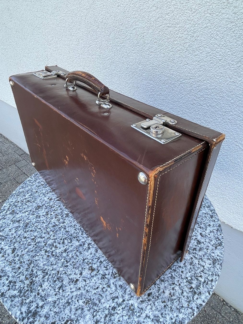 Valigie: Vintage Antik Lederkoffer – Usato da Winterthur venduto da moschtli20 2