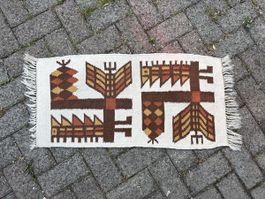 Teppich Läufer klein handgewebt ca.38x85cm