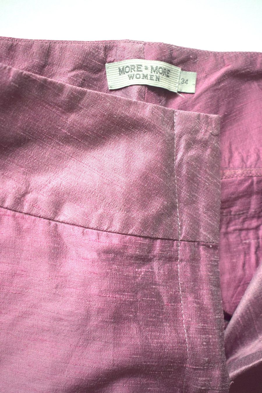 More & More Pantaloni: MORE & MORE Gr. 34 Rohseide Sommerhose – Usato da Dulliken venduto da ichwettichhett 3
