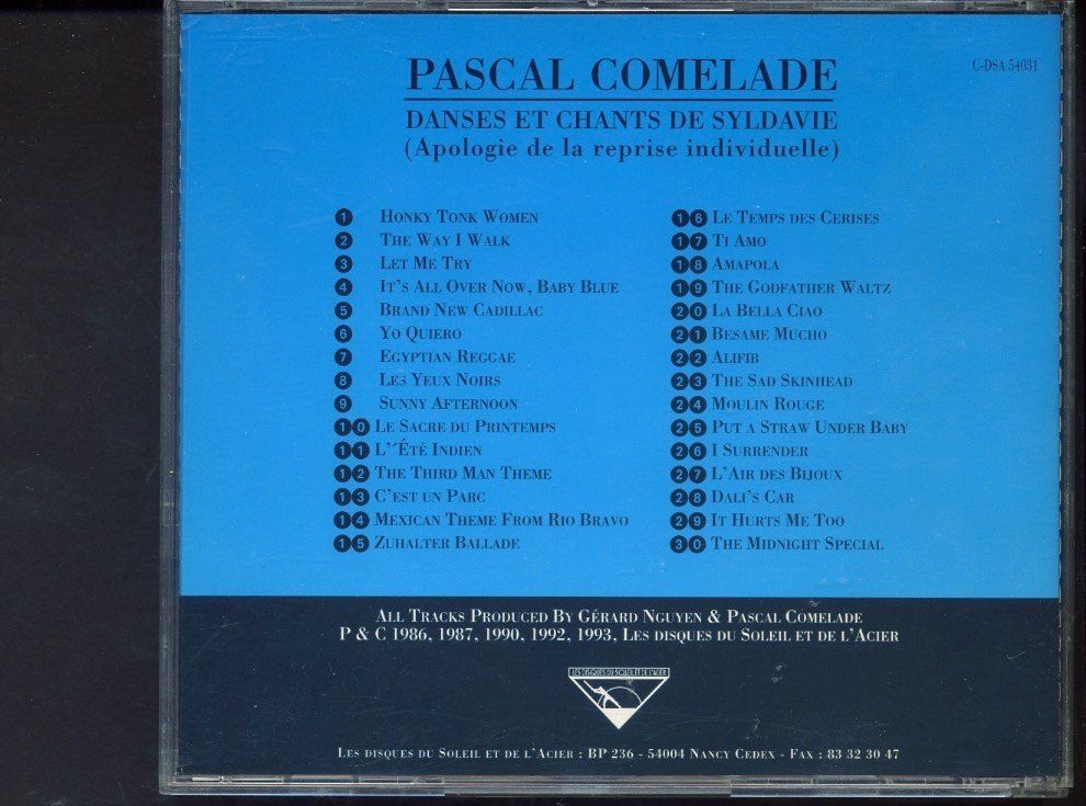 CD: Danses Et Chants De Syldavie - Pascal Comelade – Usato da Delémont venduto da MaxPlan 1