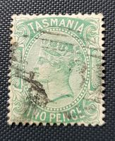 Australische Staaten - Tasmanien alte briefmarke