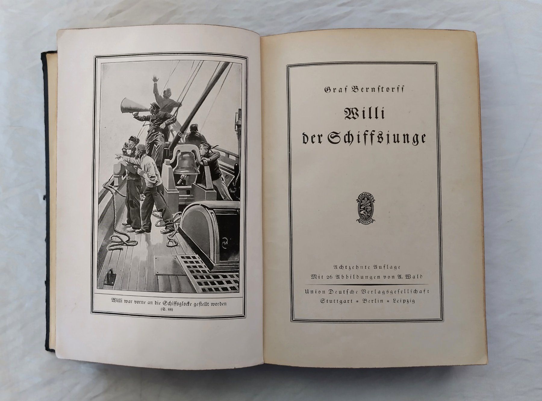 Livres: Willi der Schiffsjunge / Buch ±1925 / Graf Bernstorff – D'occasion à Bellach par JingleJerry 3
