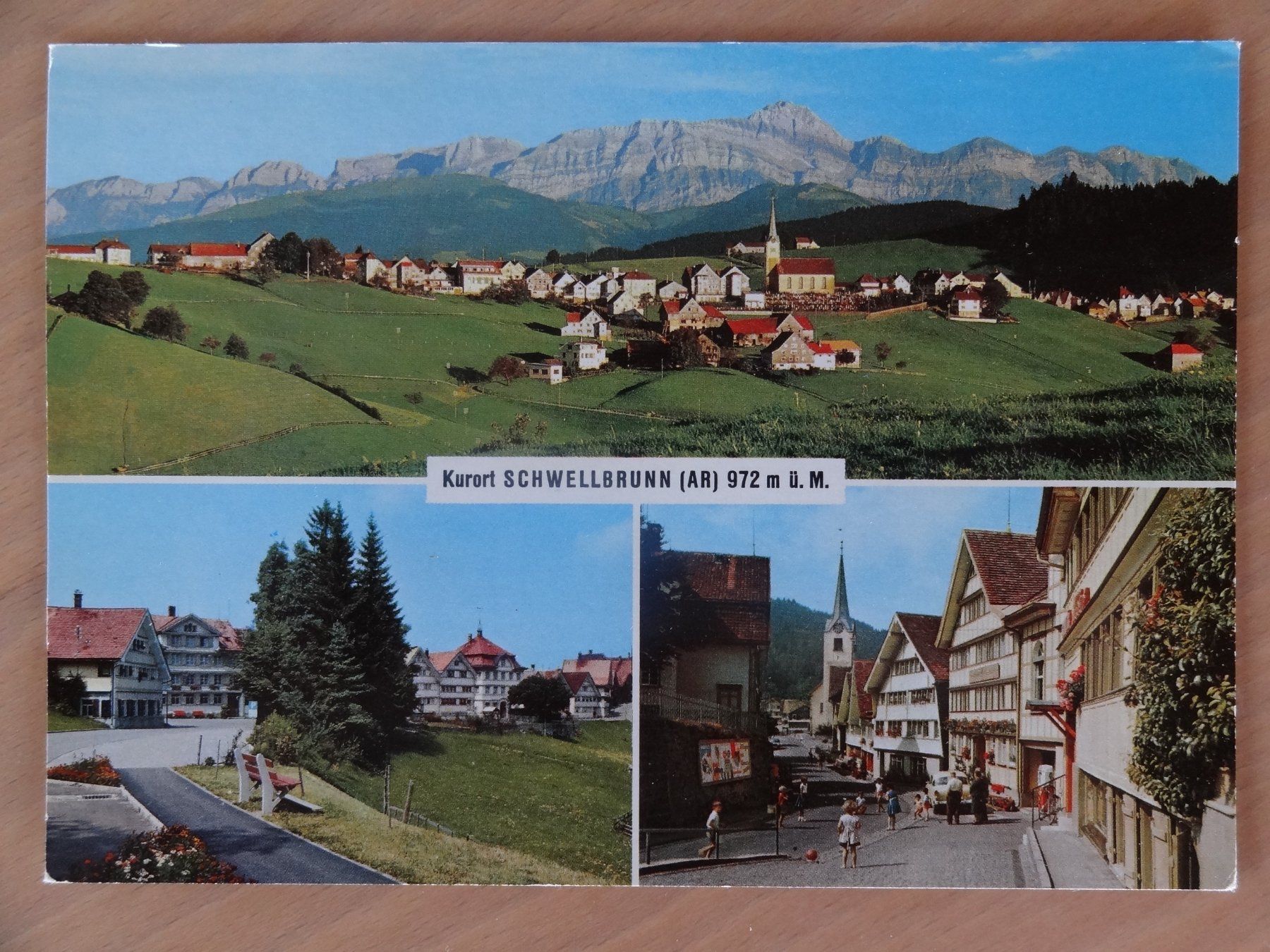 Cartoline postali: Schwellbrun - AR - 1984 – Usato da St Léonard venduto da Riglin