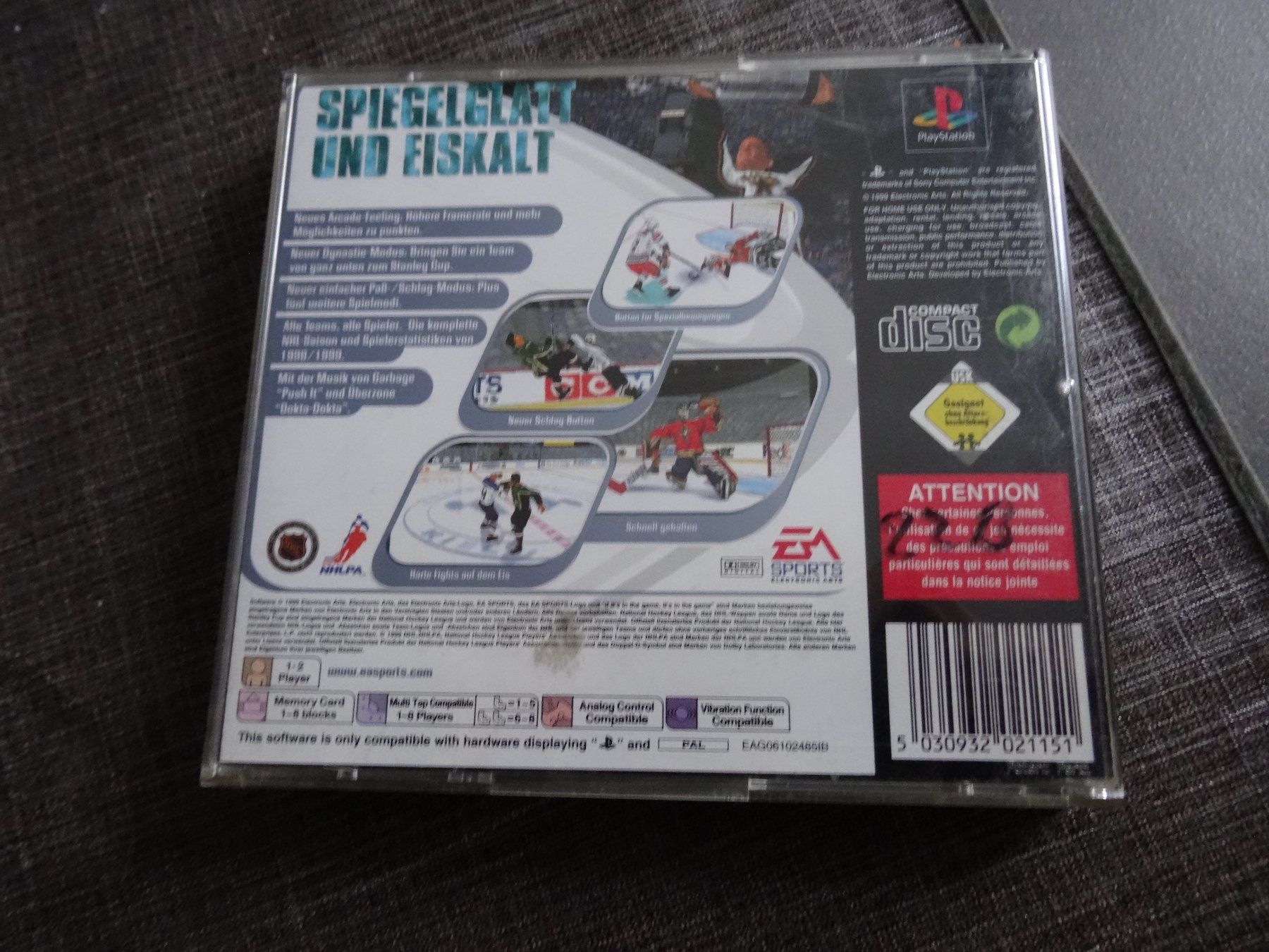 Sony Giochi: NHL 2000 PS1 – Usato da Olten venduto da Disc-Ausverkauf 2