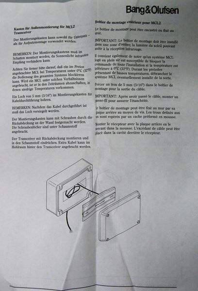 Markisen: B&O IR Sensor Box für Aussenmontage – Neu und originalverpackt aus Hochdorf von av-electronics 3