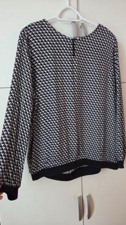 CECIL Damen Bluse Schwarz Weiss Grösse XL NEU