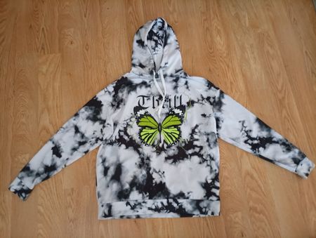 Kapuzenpullover FB Sister Batik Schmetterling Grösse XXS
