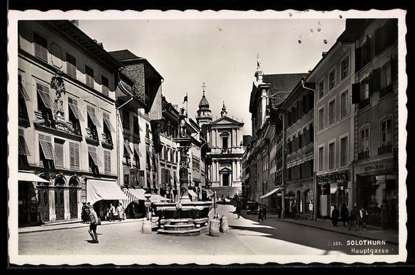 Cartoline postali: AK Solothurn, Hauptgasse – Usato da Berlin venduto da bartko-reher