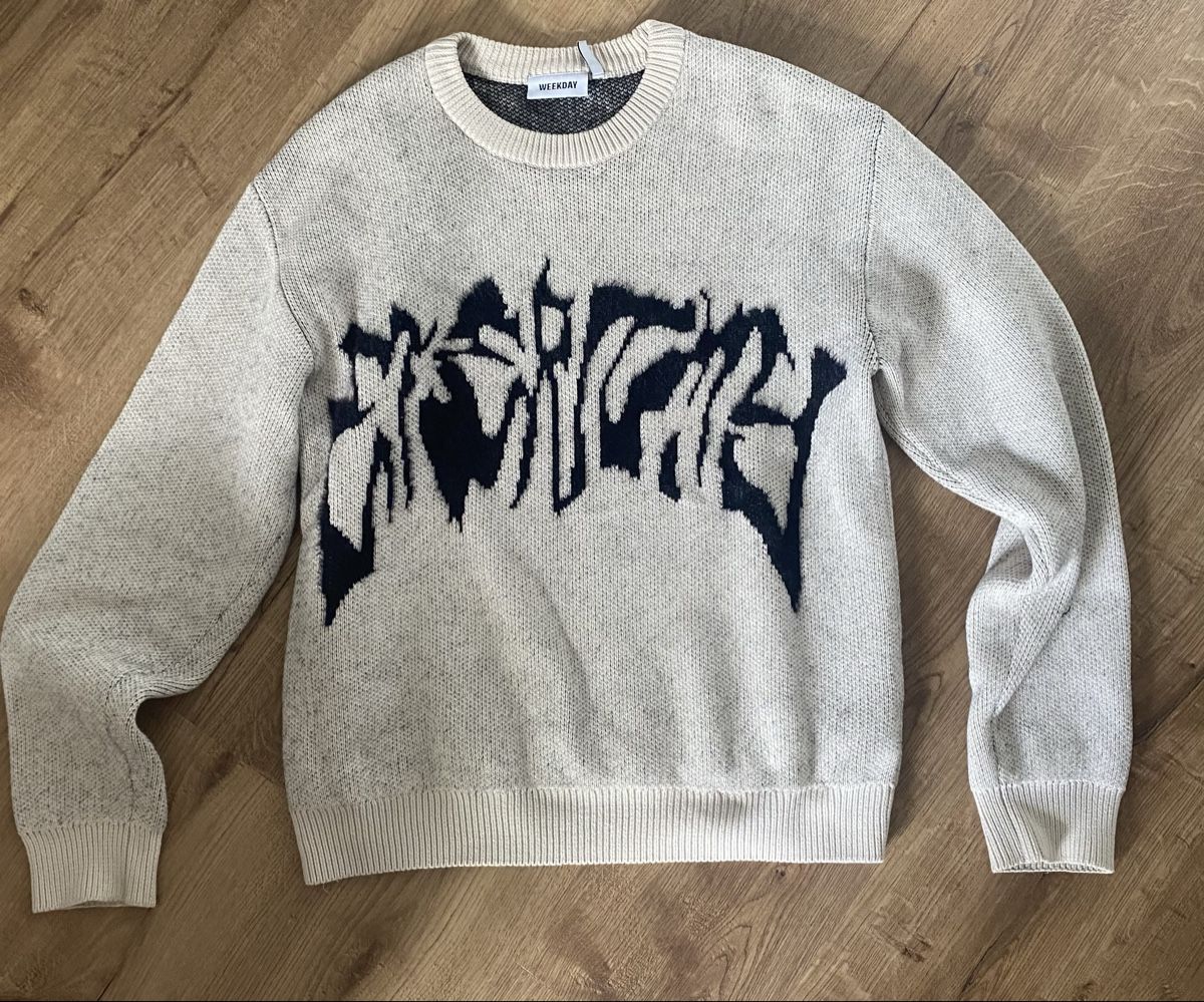 Weekday Maglioni & Felpe: Weekday Sweater Graphic Knit – Usato da Winterthur venduto da chiaroscuro27