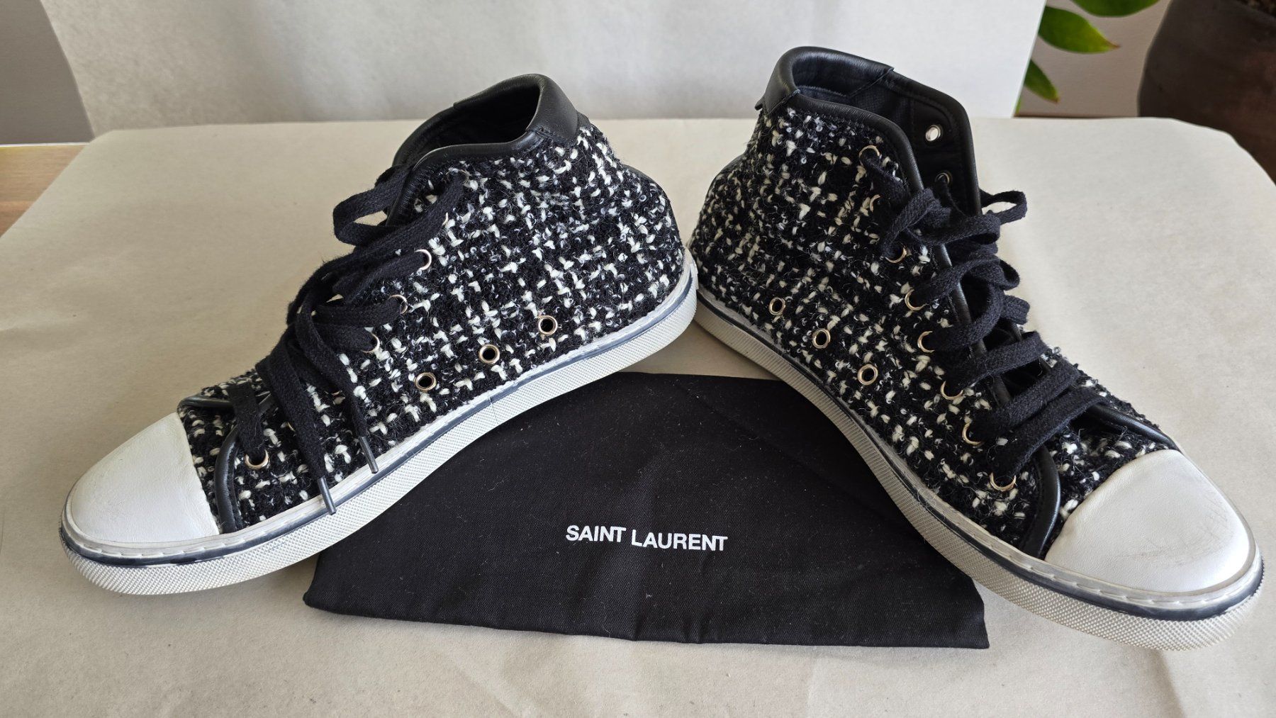 Saint Laurent Scarpe da donna: Saint Laurent Bedford Mid Top Sneaker – Usato da Uster venduto da proshka74 4