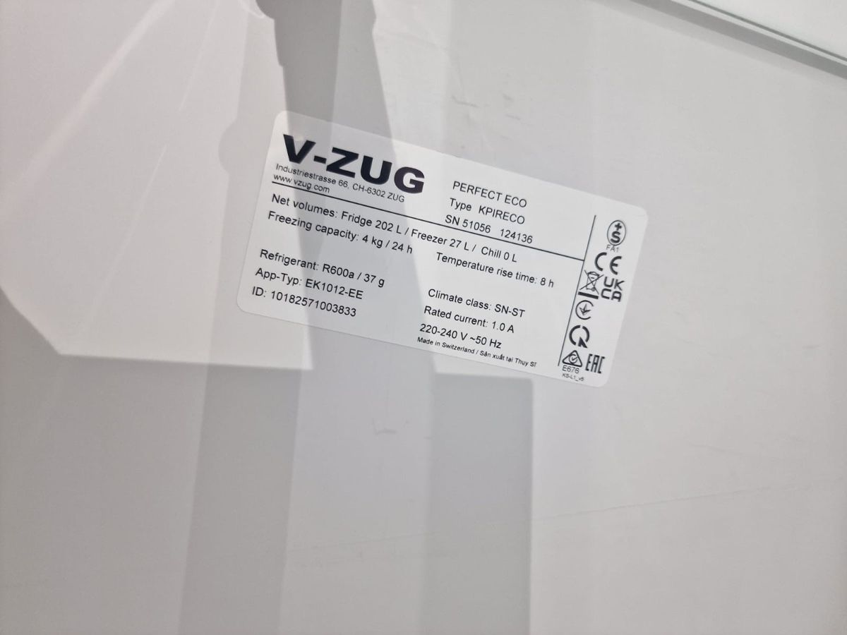 V-Zug Frigoriferi: Kühlschrank VZUG – Usato da Volketswil venduto da aur_clk9