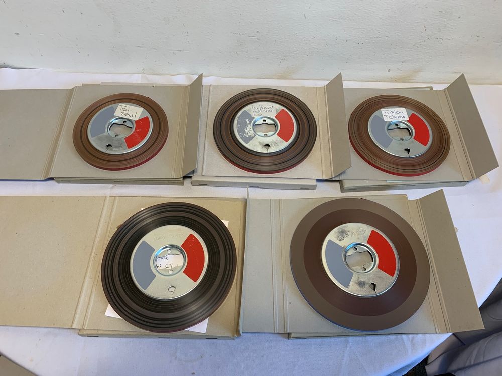 Lot De Bandes Magnétiques – KODAK, AGFA, Philips – Pour Magnétophone Vintage