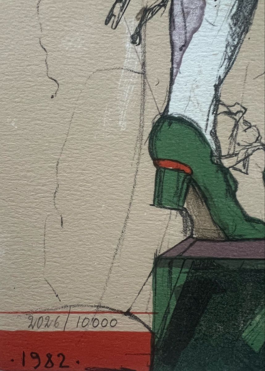 Grafica & Litografie: Simon Dietrich, handsigniert – Usato da Rain venduto da Pic-Ass 2