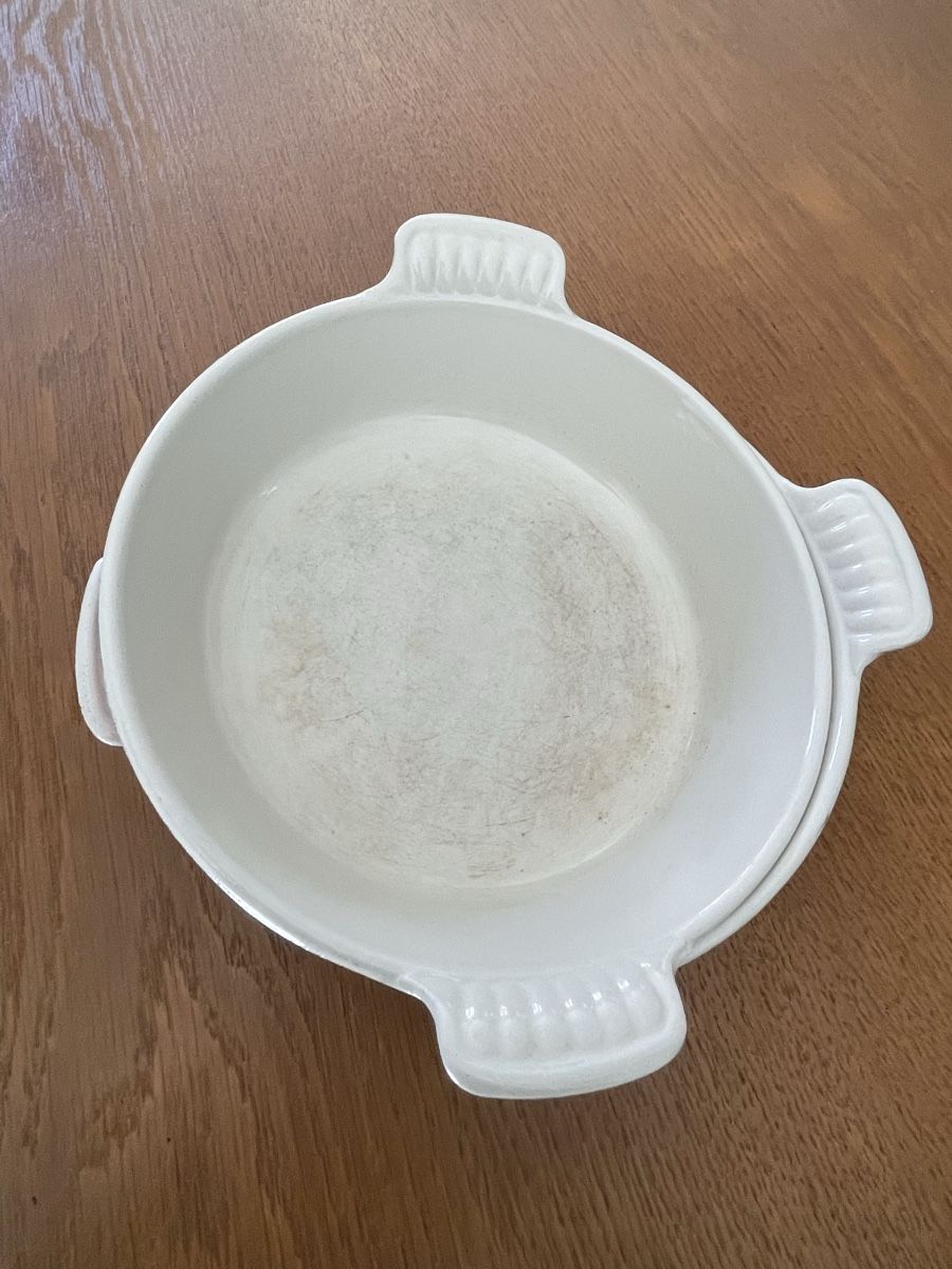 Piatti di portata: Lot de 2 plats à gratin ronds Cousances – Usato da Basel venduto da RAMSESSOLEIL 2