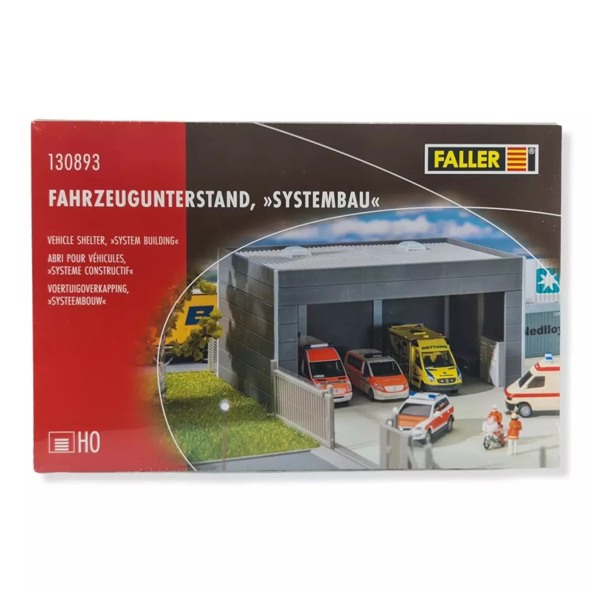 Faller Modellini di ferrovie: Abri pour véhicules Faller HO – Nuovo e nell'imballaggio originale da Vuippens venduto da FSPracing