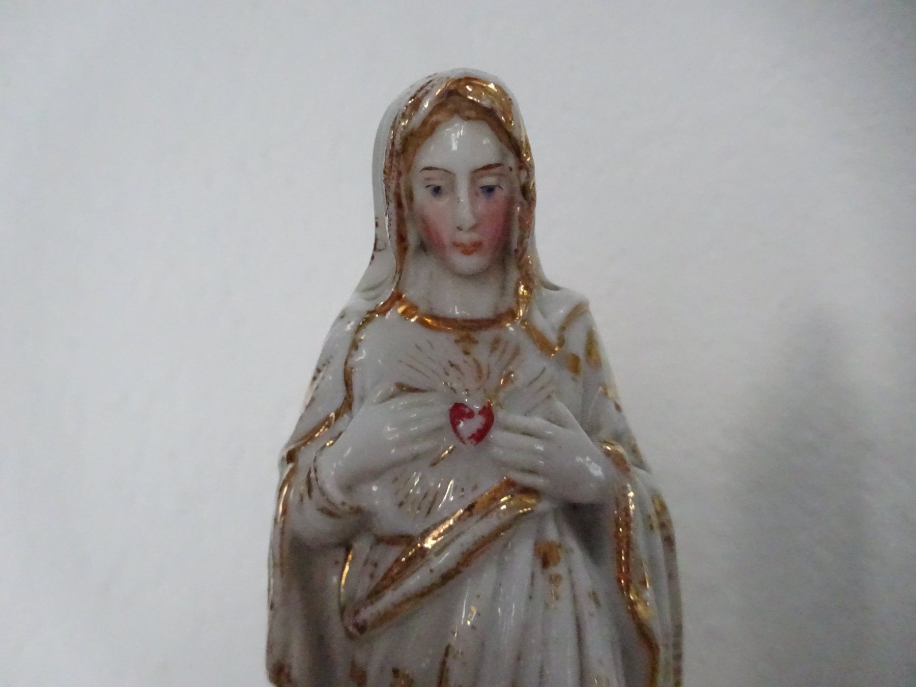 Statuette: Antike Herzmarie + Herzjesu  /  Einsiedeln – Usato da Oetwil am See venduto da Senegal 2