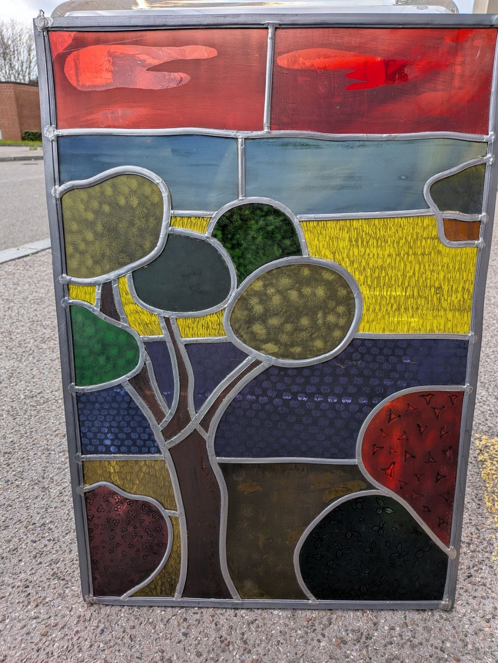 Dipinti: Bleiglasfenster , Glasbild – Usato da Emmen venduto da Brockofsky 3