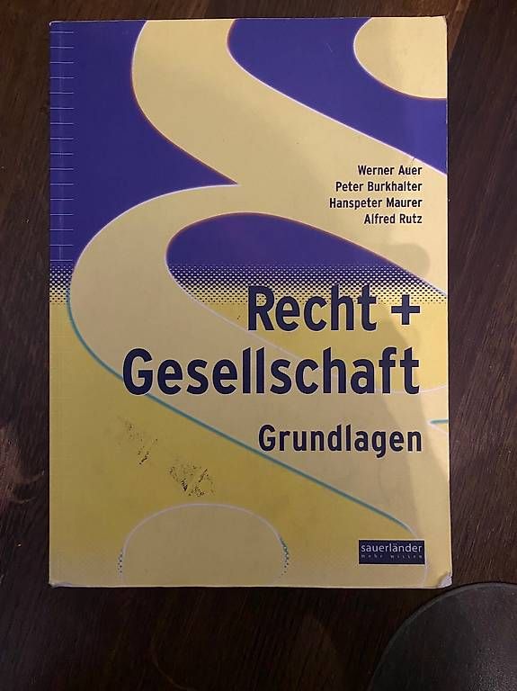 Libri: Recht und Gesellschaft – Usato da Uerkheim venduto da bue_8qbh