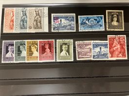 Liechtenstein 1947-55, div. Ausgaben, KP 185.--