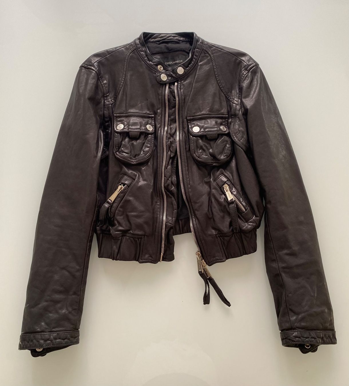Dsquared2 Giacche: DSQUARED Leather jacket (S-M) – Nuovo (secondo la descrizione) da Rüschlikon venduto da Tey_sl 3
