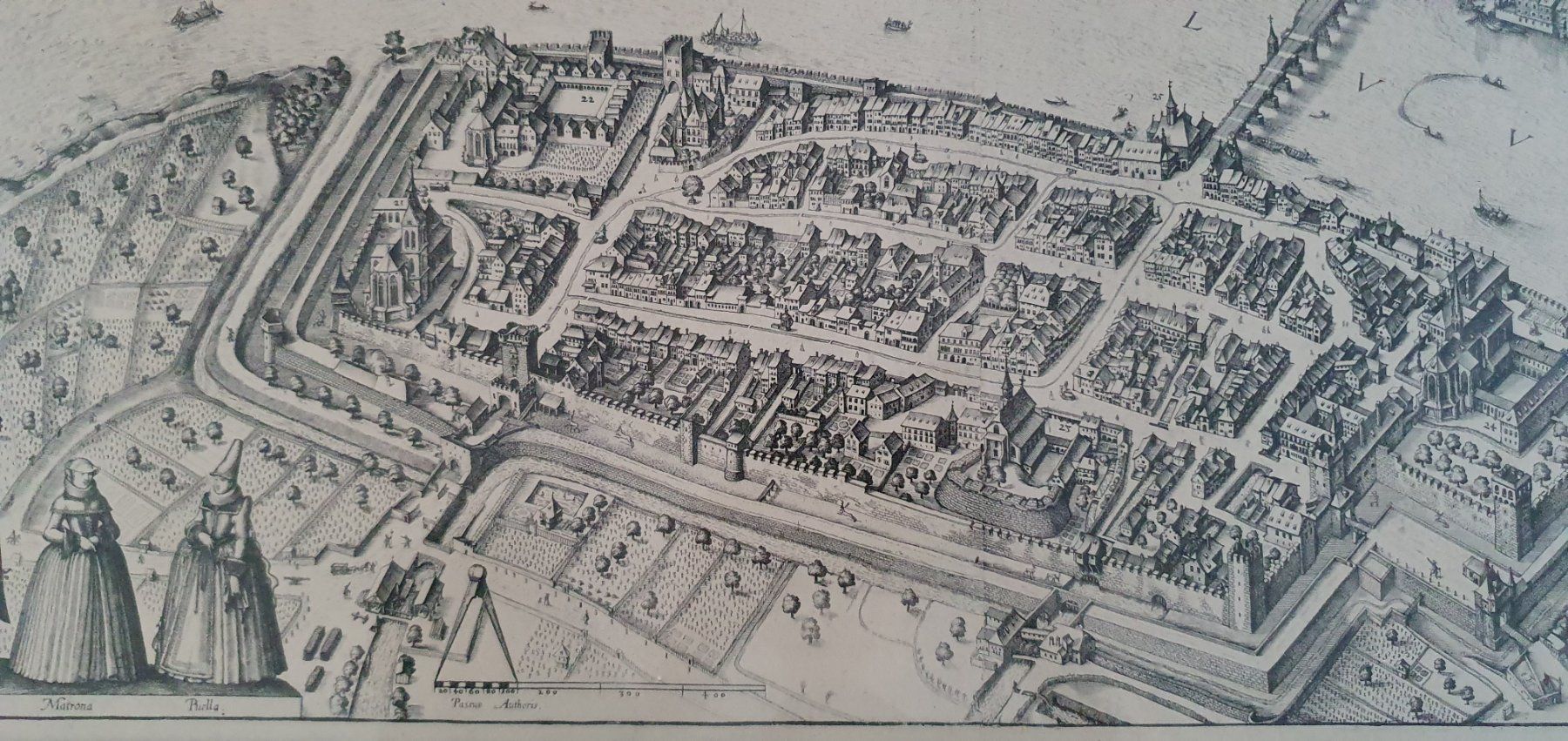 Foto & Immagini: Grosses Bild - Stadtplan Basel nach Merian – Usato da Kreuzlingen venduto da Rschweiz1 8
