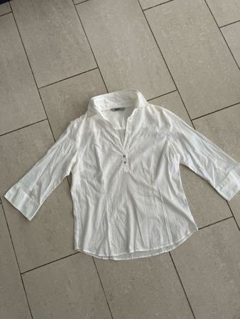 Chemise blanche manches 3/4 MDN 100% coton taille S