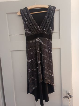 Elegantes Sommerkleid, schwarz, Grösse M, festlich 💃