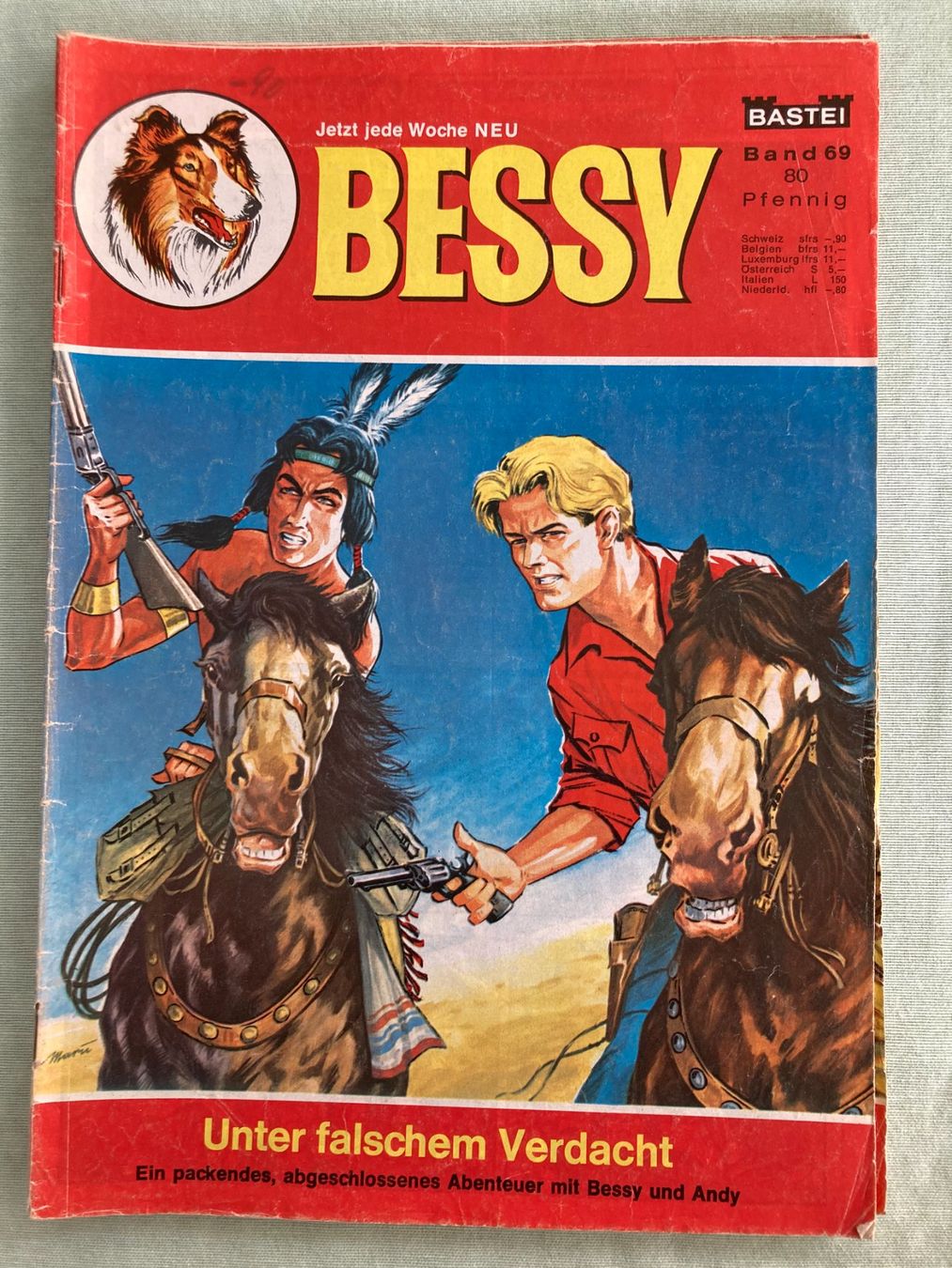 Fumetti: Bessy Erstauflage Nr. 69 – Usato da Untereggen venduto da Carottos