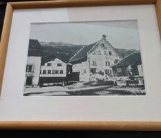 Historisches Foto “Ritterhaus Flums” – gerahmt, sehr guter Z
