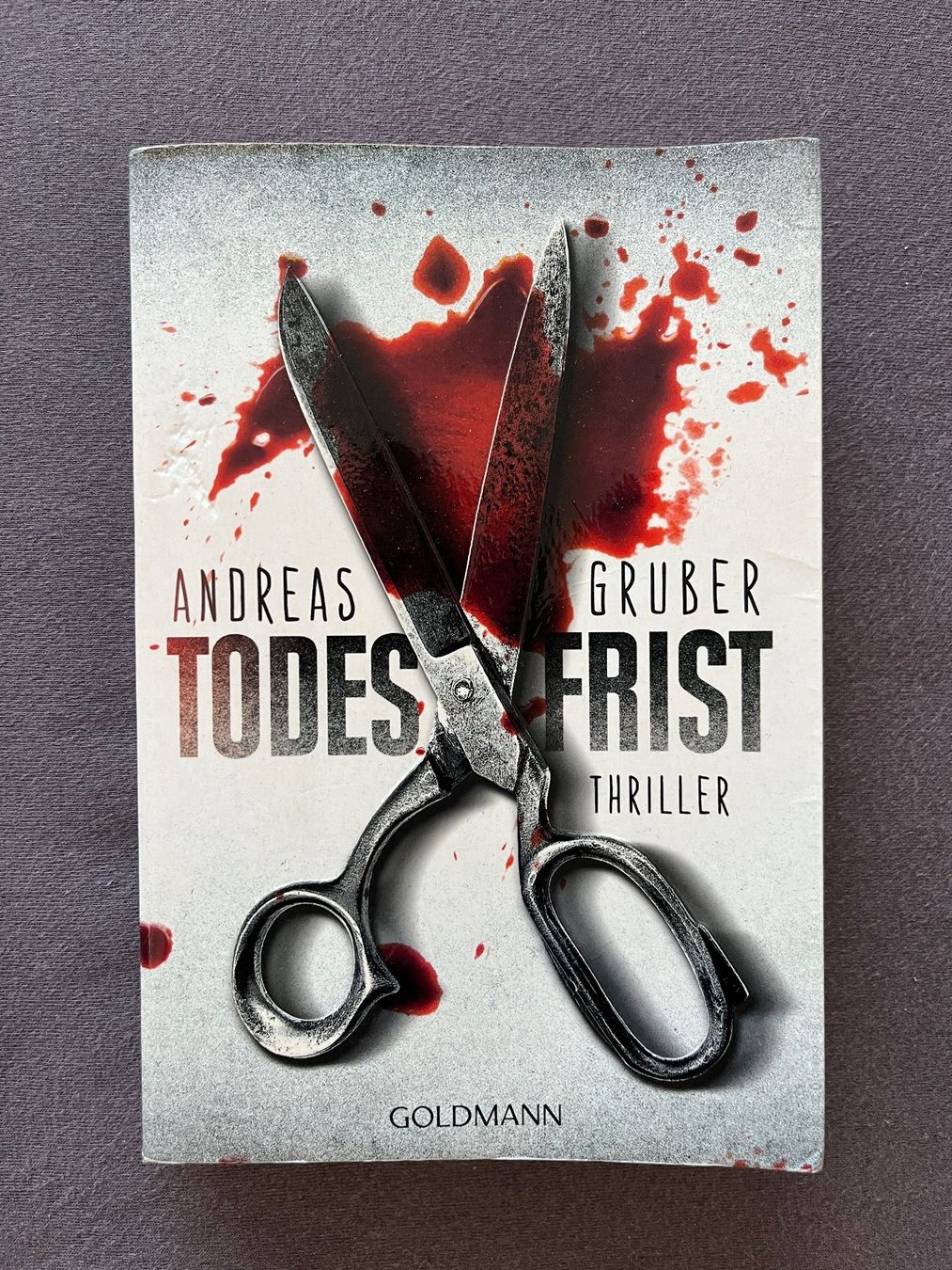 Libri: Buch Todesfrist - Andreas Gruber – Usato da Winikon venduto da Lukiwyss2000