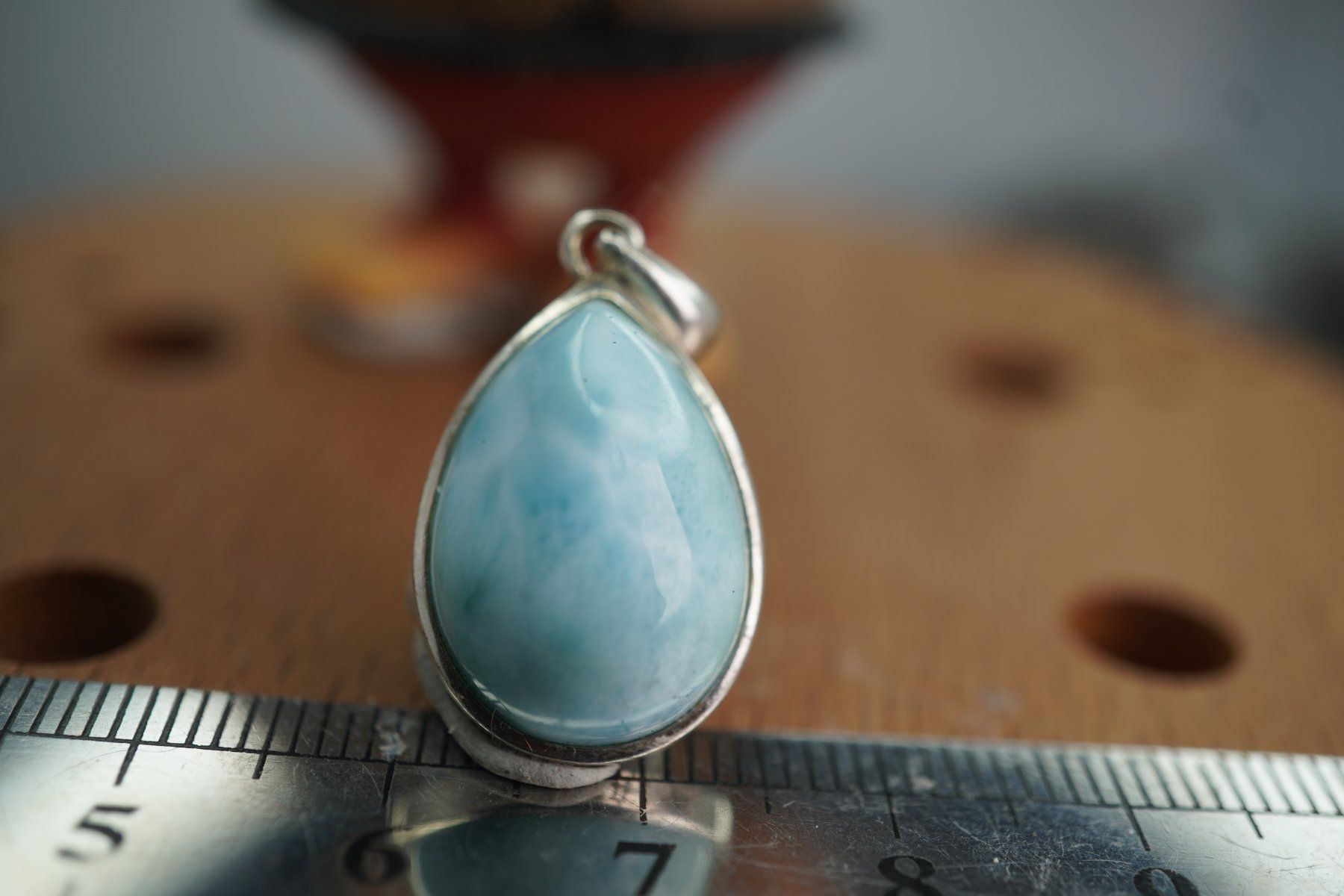 Mineralien & Heilsteine: Larimar  925 Silber  22/16mm   Anhänger  "TOPSTONE" – Neu und originalverpackt aus Eschenbach SG von topstone 4