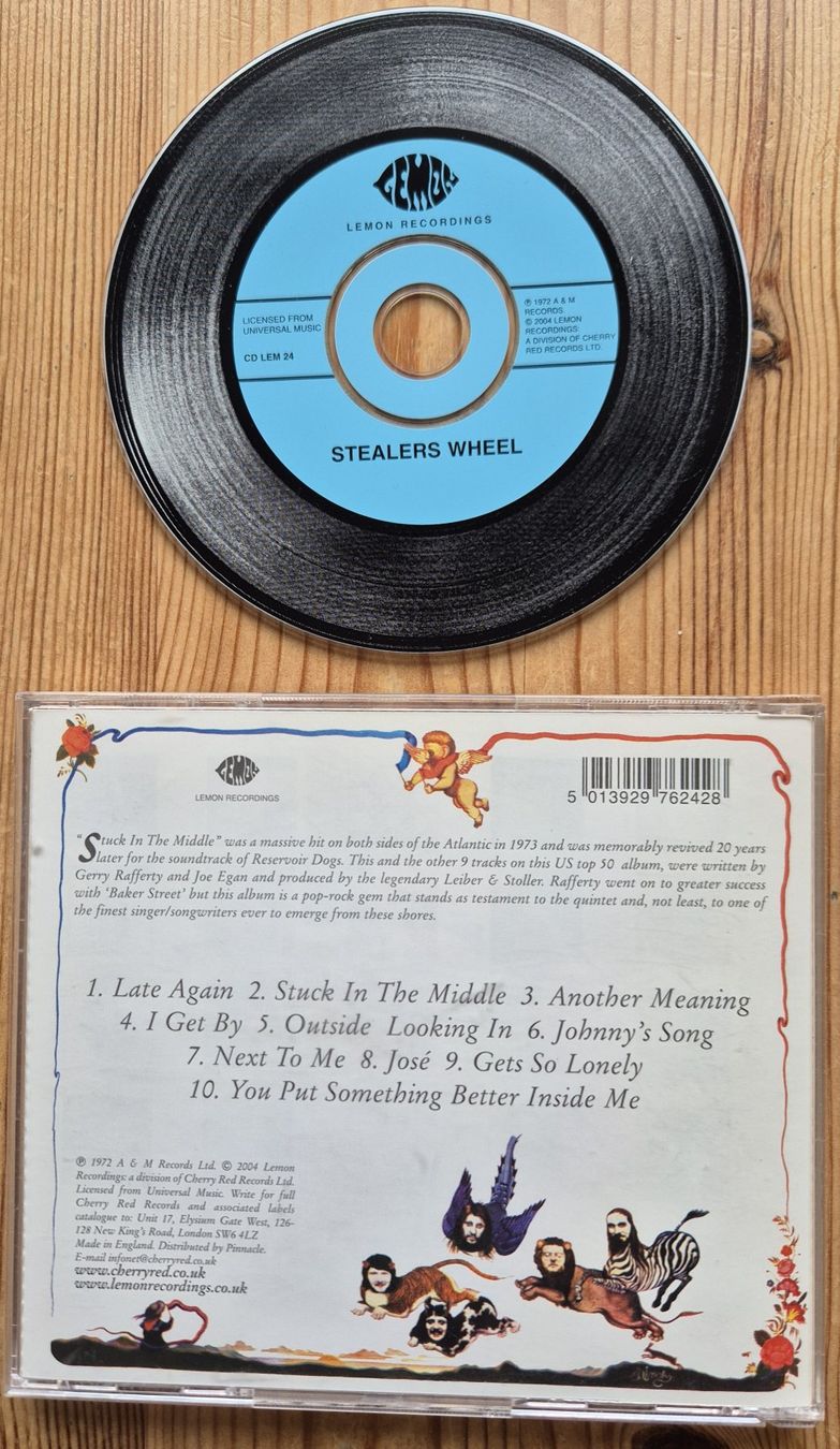 CD: STEALERS WHEEL - same (first) 1972 – Usato da Therwil venduto da Rubo26 1