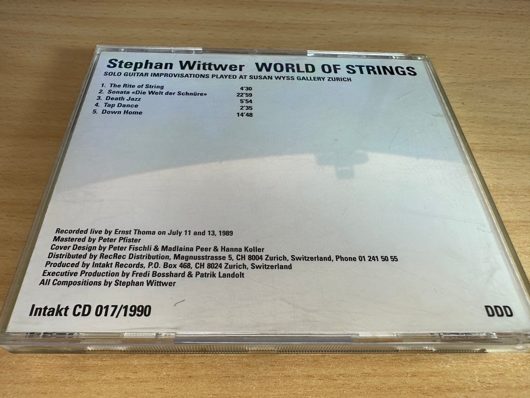 CD: Stephan Wittwer – World Of Strings – Usato da Rikon im Tösstal venduto da Alpenmutz 1