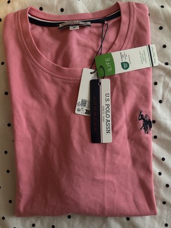 Polo U.S. POLO ASSN. rose taille M neuf avec etiquettes