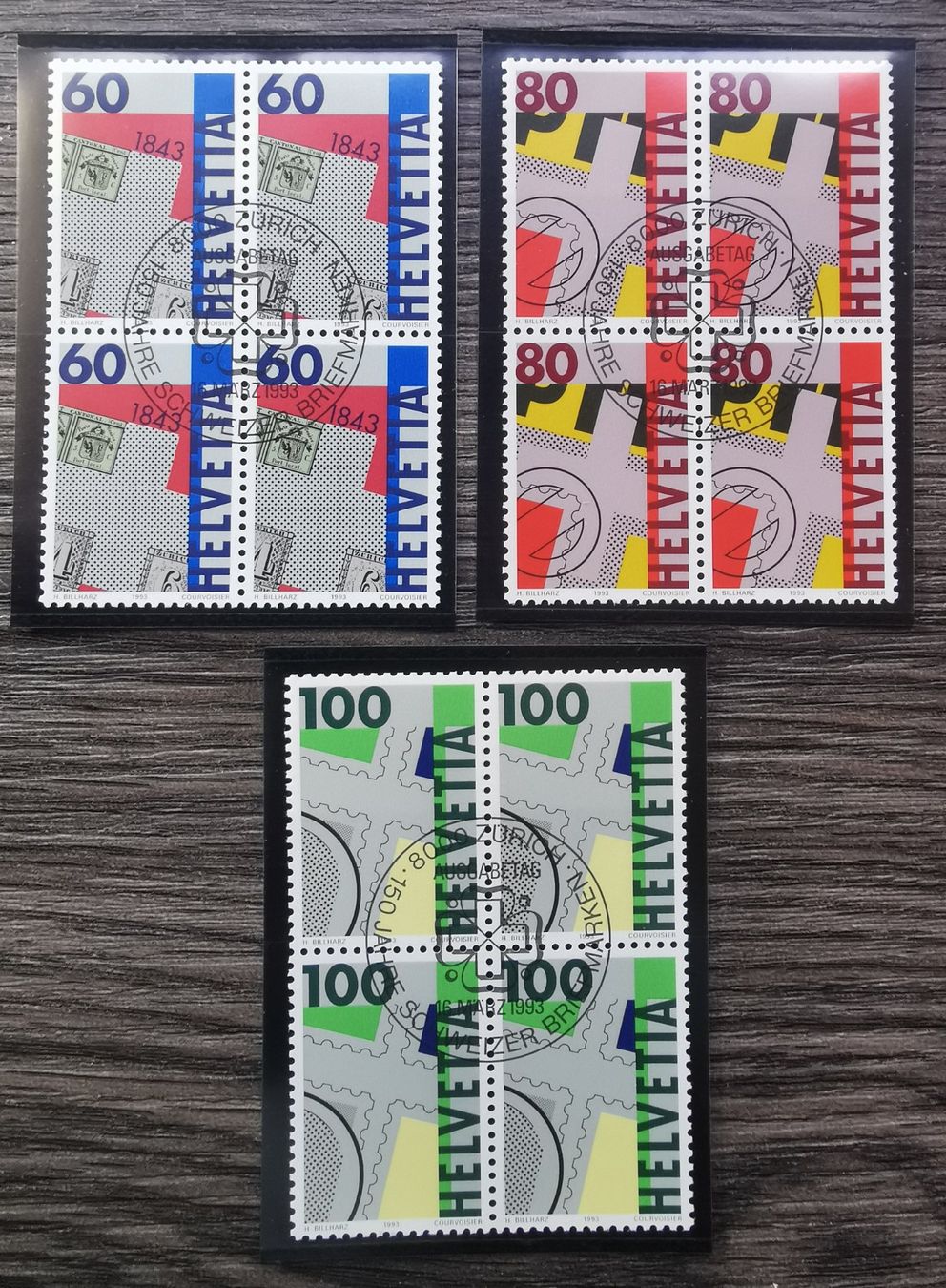Tutti i francobolli: TR103 Bloc Timbre Suisse 1993 – Usato da Cousset venduto da Patrick_Collections