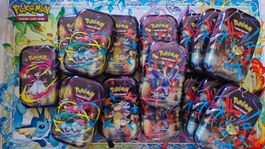 16 Mega Evolutions Mini Tins - Leer/Empty